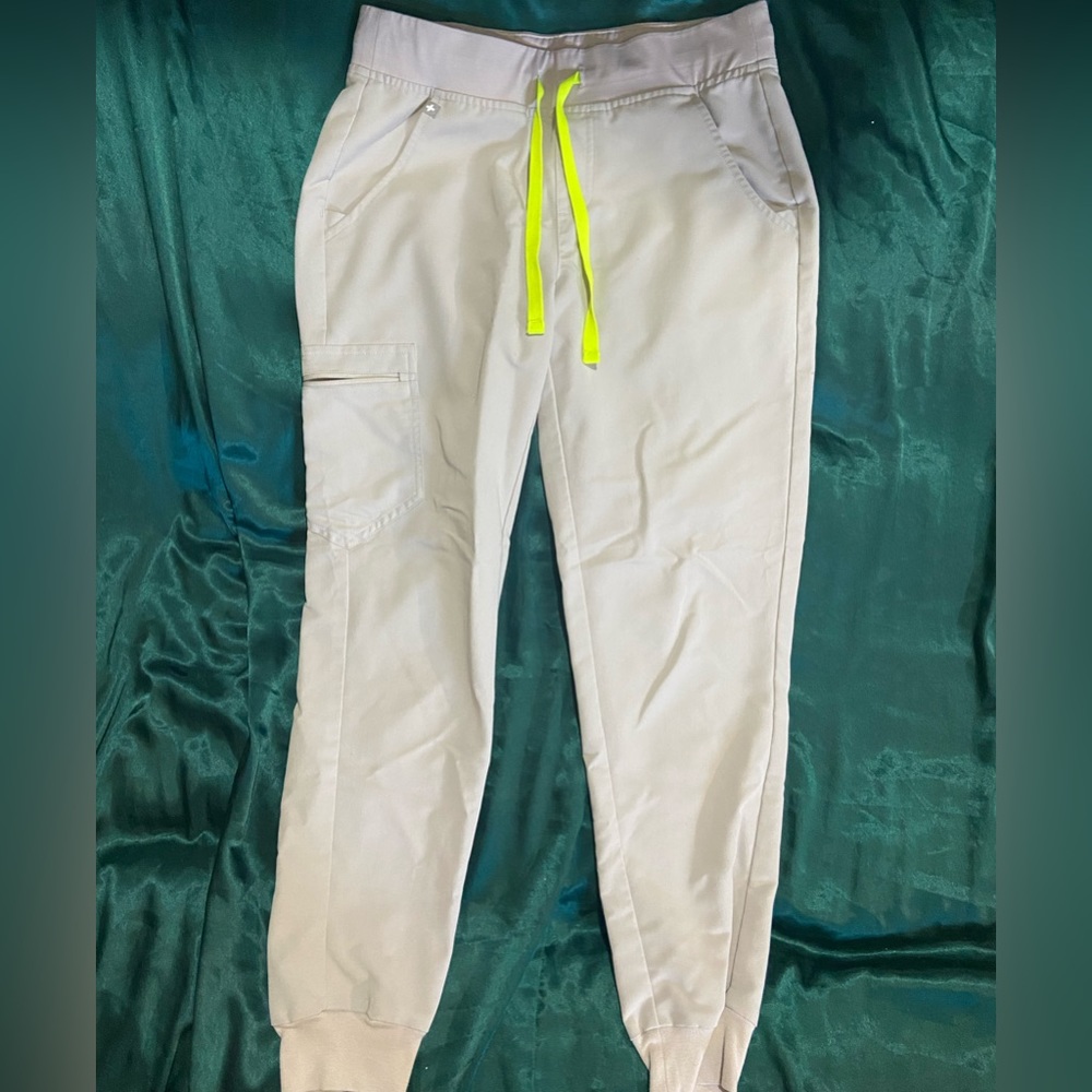 FIGS Zamora scrub pants small Slate